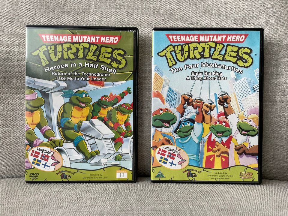 Turtles -dvd:t (suomeksi puhuttu)