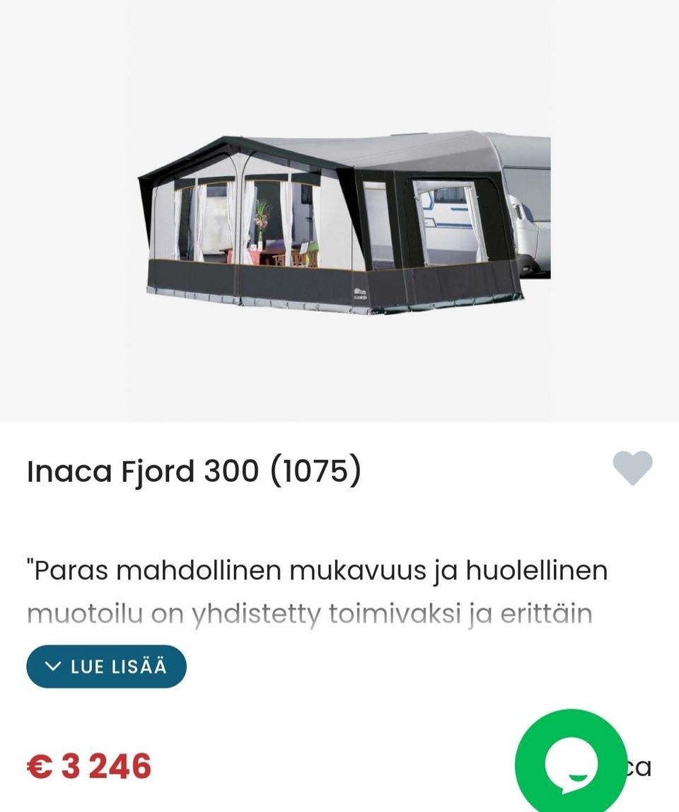 Etuteltta Inaca Fjord /300/x 1075-XL