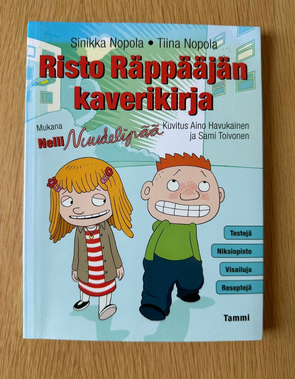 Uusi lastenkirja Risto Räppääjän kaverikirja