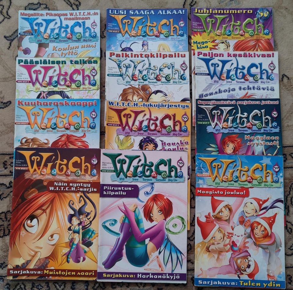 Witch sarjakuvalehti 12 kpl vuosikerta 2006