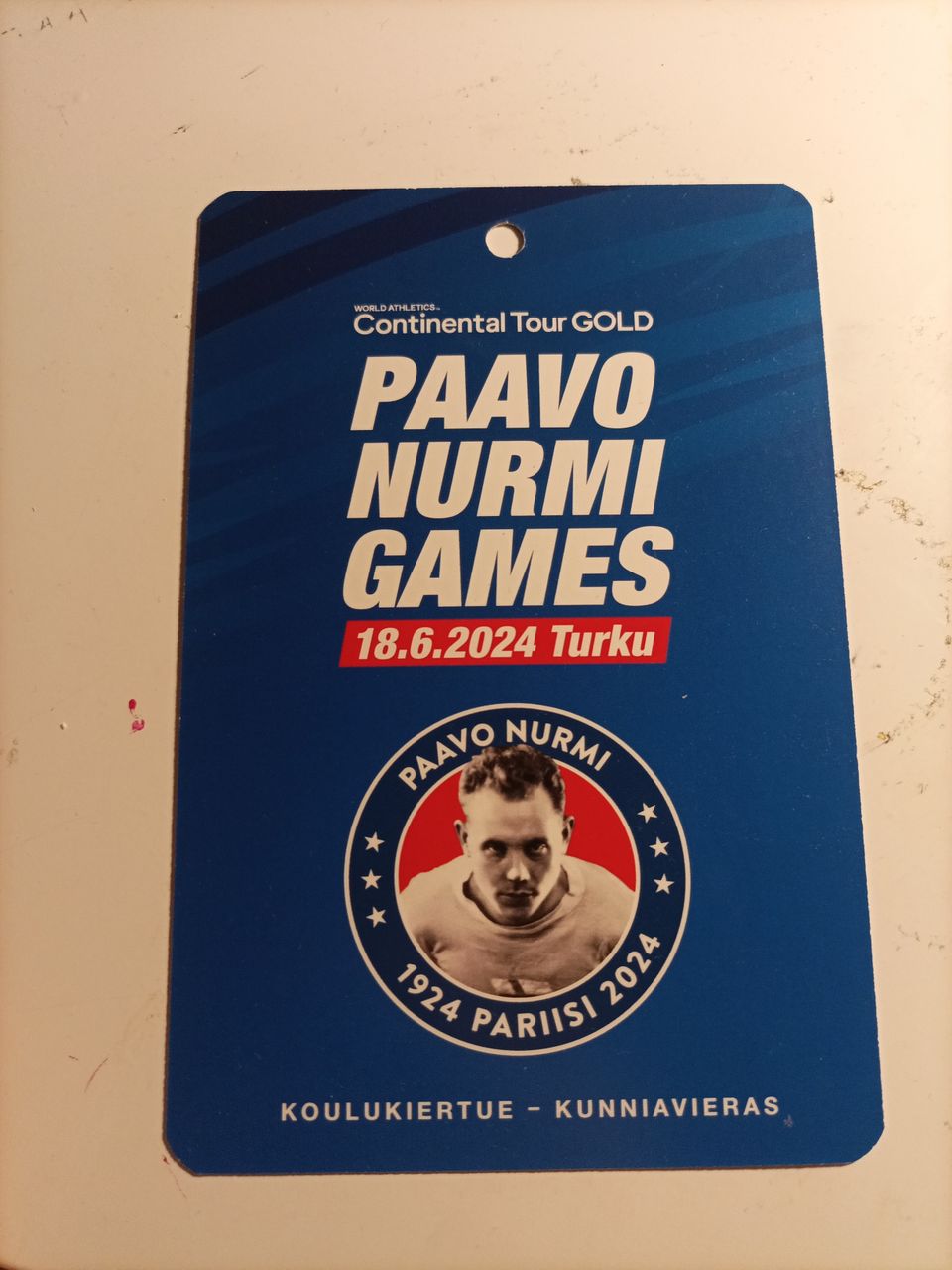 1 x Paavo Nurmi Games vapaalippu