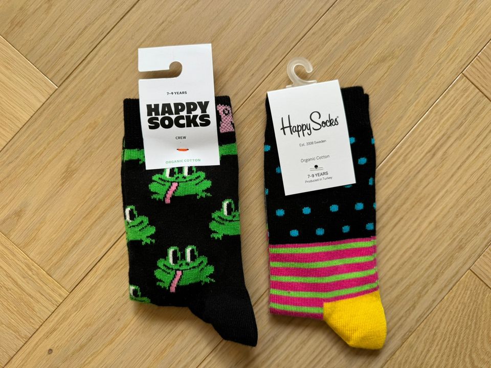 2 x happy socks 7-9v