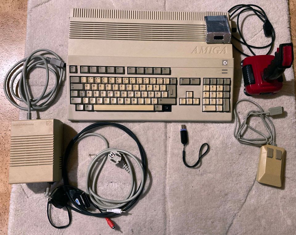 Amiga 500 USB-asemalla