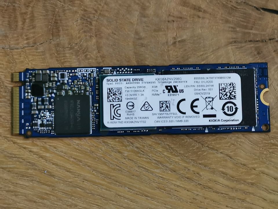 SSD-levy 256Gb m.2 pci