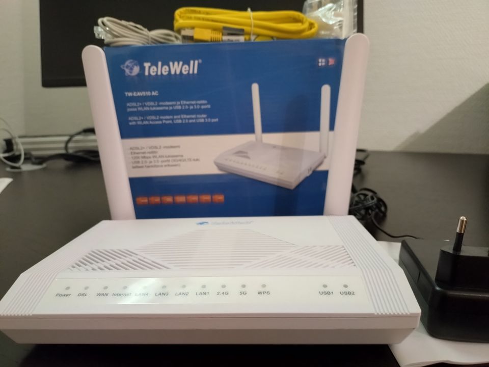 Telewell TW-EAV510AC-B ADSL2+/VDSL -modeemi