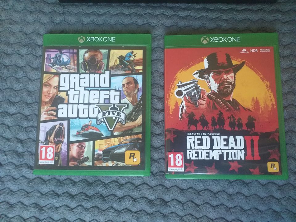 Red Dead Redemption 2 ja GTA V ( XBOX ONE )