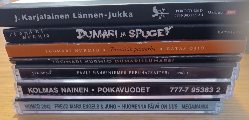 Nurmio, Kolmas Nainen, Perunateatteri, Freukkarit, Lännen-Jukka CD:t