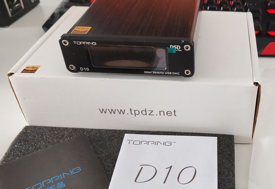 DAC Topping D10 complete set with NJR MUSES 02