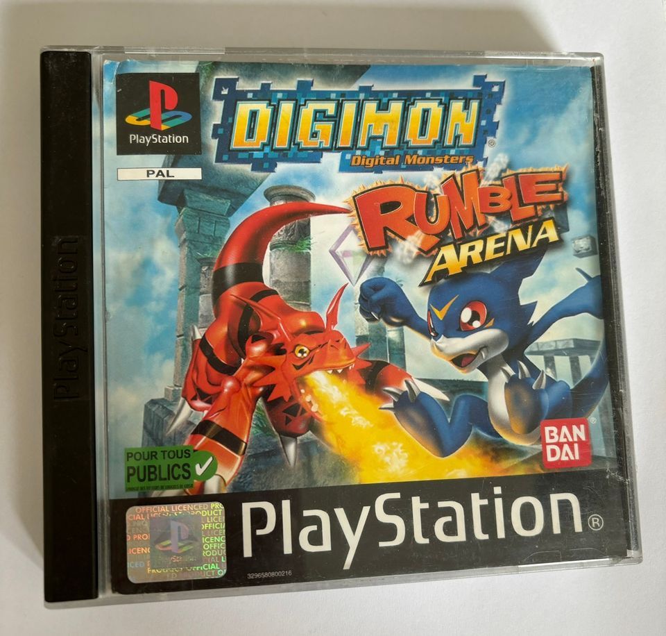 Digimon Rumble Arena PS1 CIB