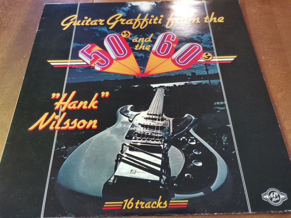 Hank Nilsson guitar graffiti LP
