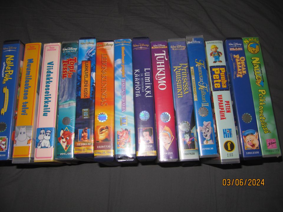 VHS kasetit