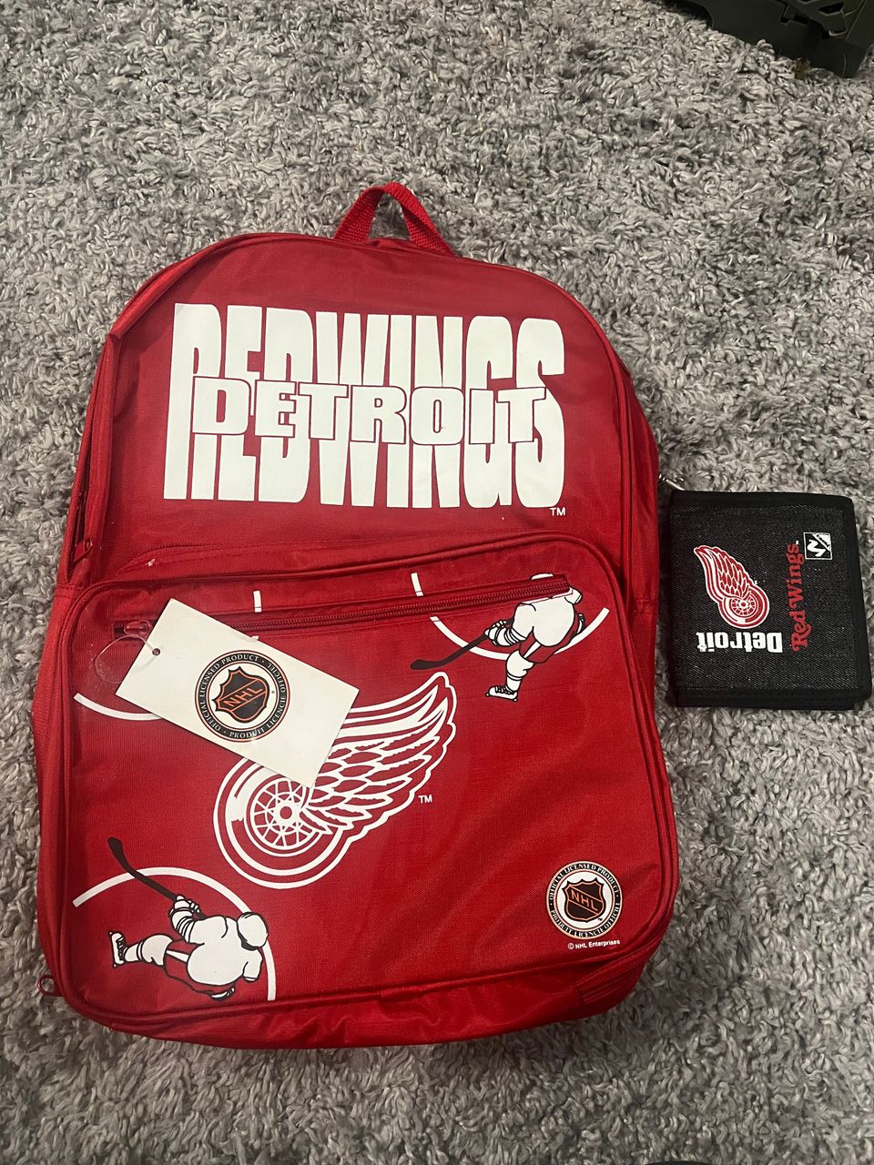 Vintage nhl Detroit redwings reppu.