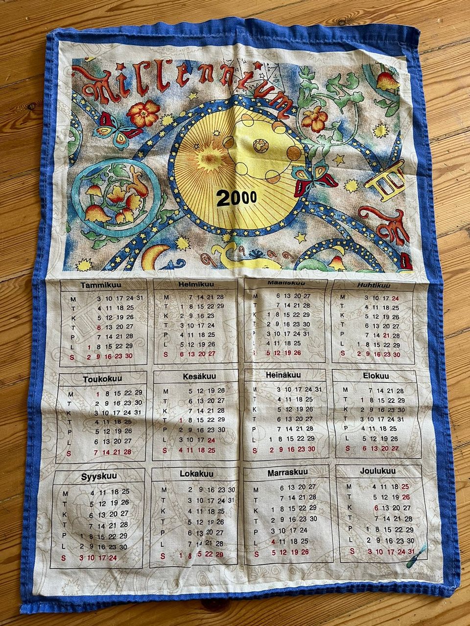 Retro 2000 kalenteripyyhe
