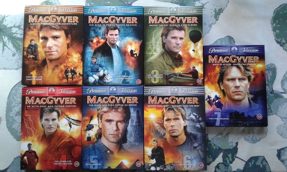 MacGyver kaudet 1-7 DVD