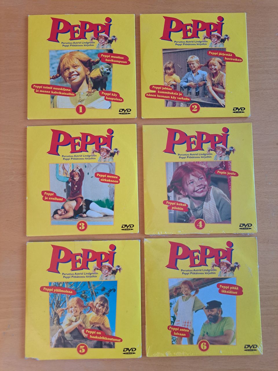 Peppi Pitkätossu dvd:t