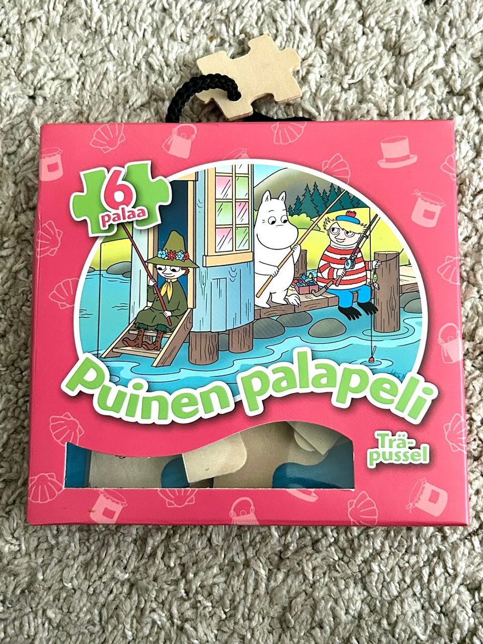 Moomin puinen palapeli, 6 palaa