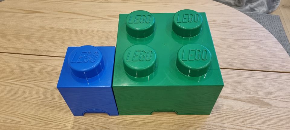 Lego säilytyslaatikot 2kpl