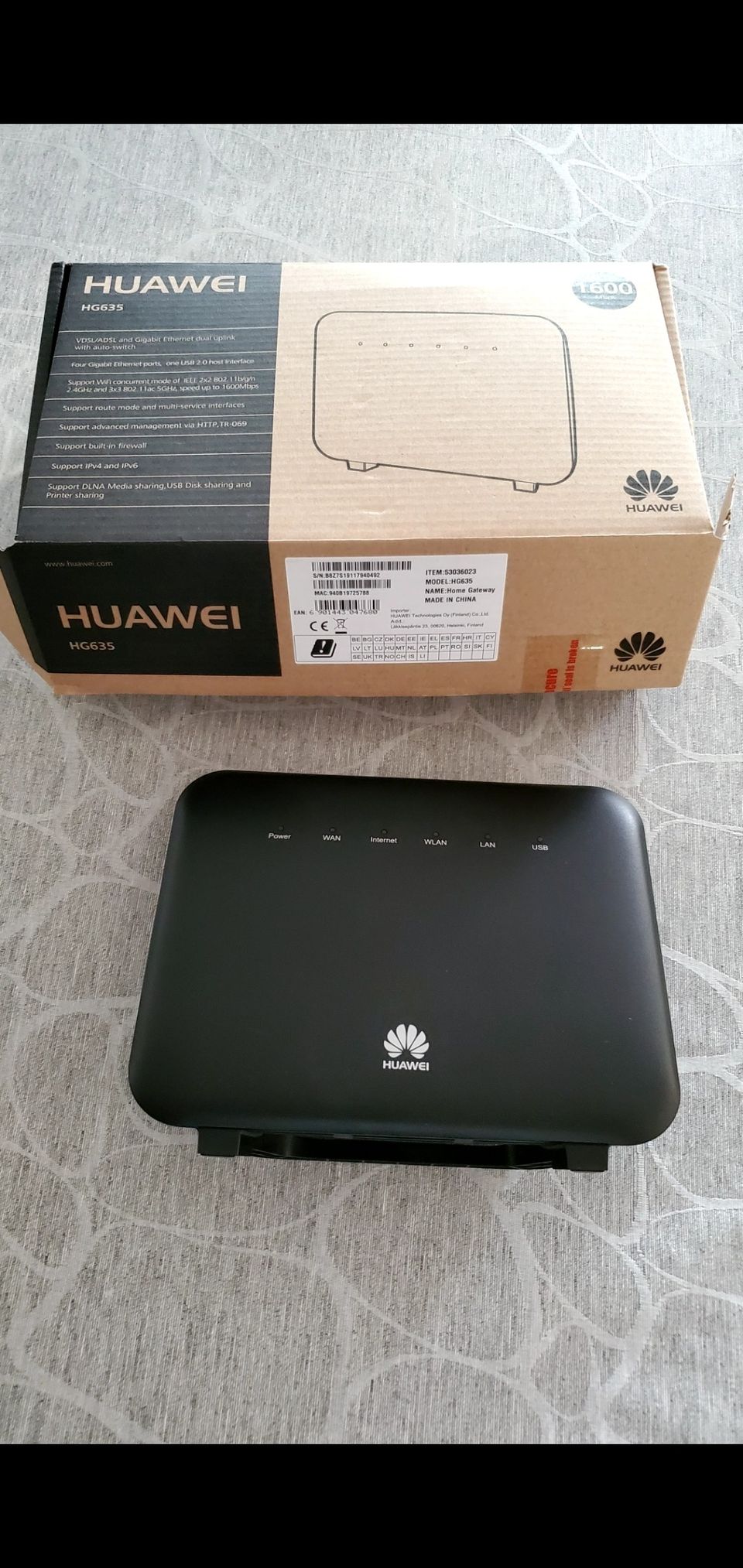 Huawei HG635 modeemi