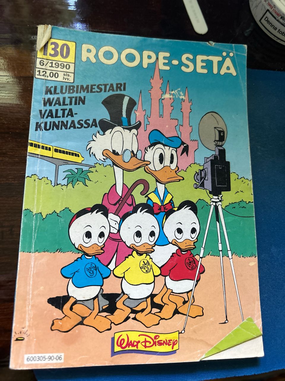 Roope-Setä Klubimestari Waltin valtakunnassa 6/1990