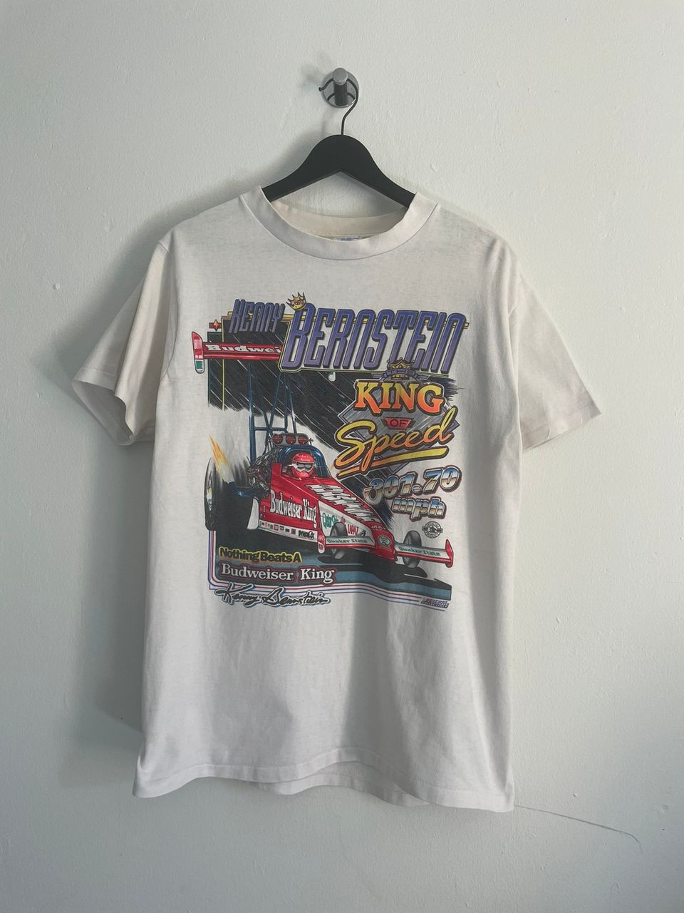 Vintage NASCAR t-paita 90-luvulta, koko L