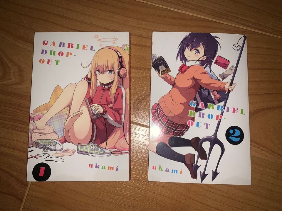 Gabriel Dropout - Ukami manga osat 1 & 2