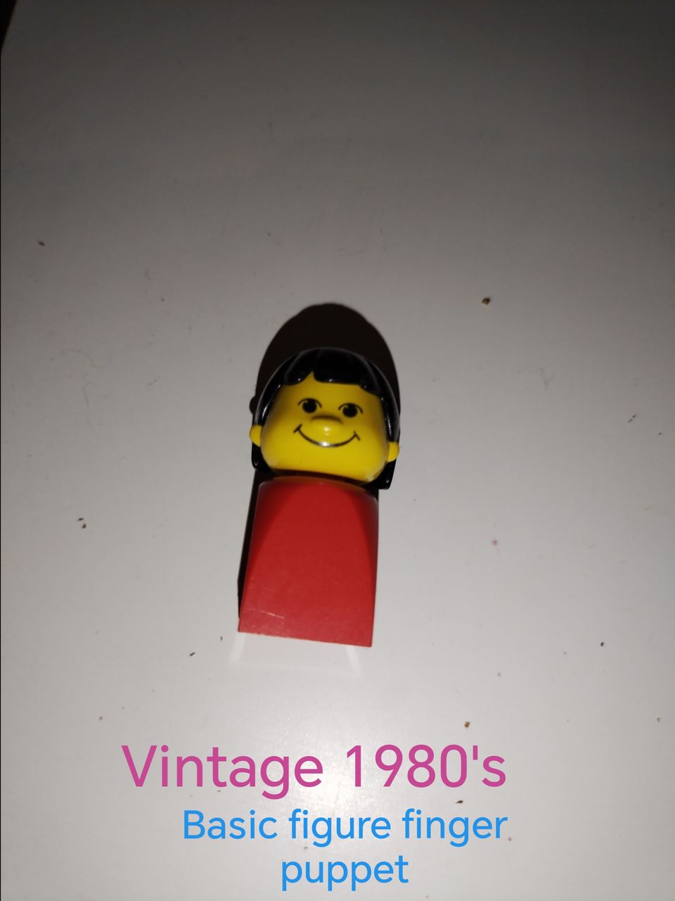 Lego Vintage Finger puppet figure girl / tyttö