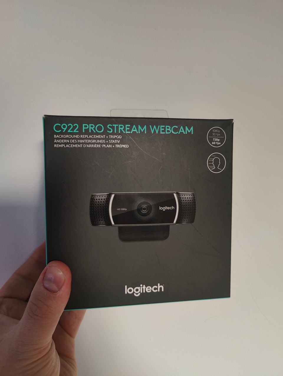 Myydään Logitech C922 Pro Stream -web-kamera