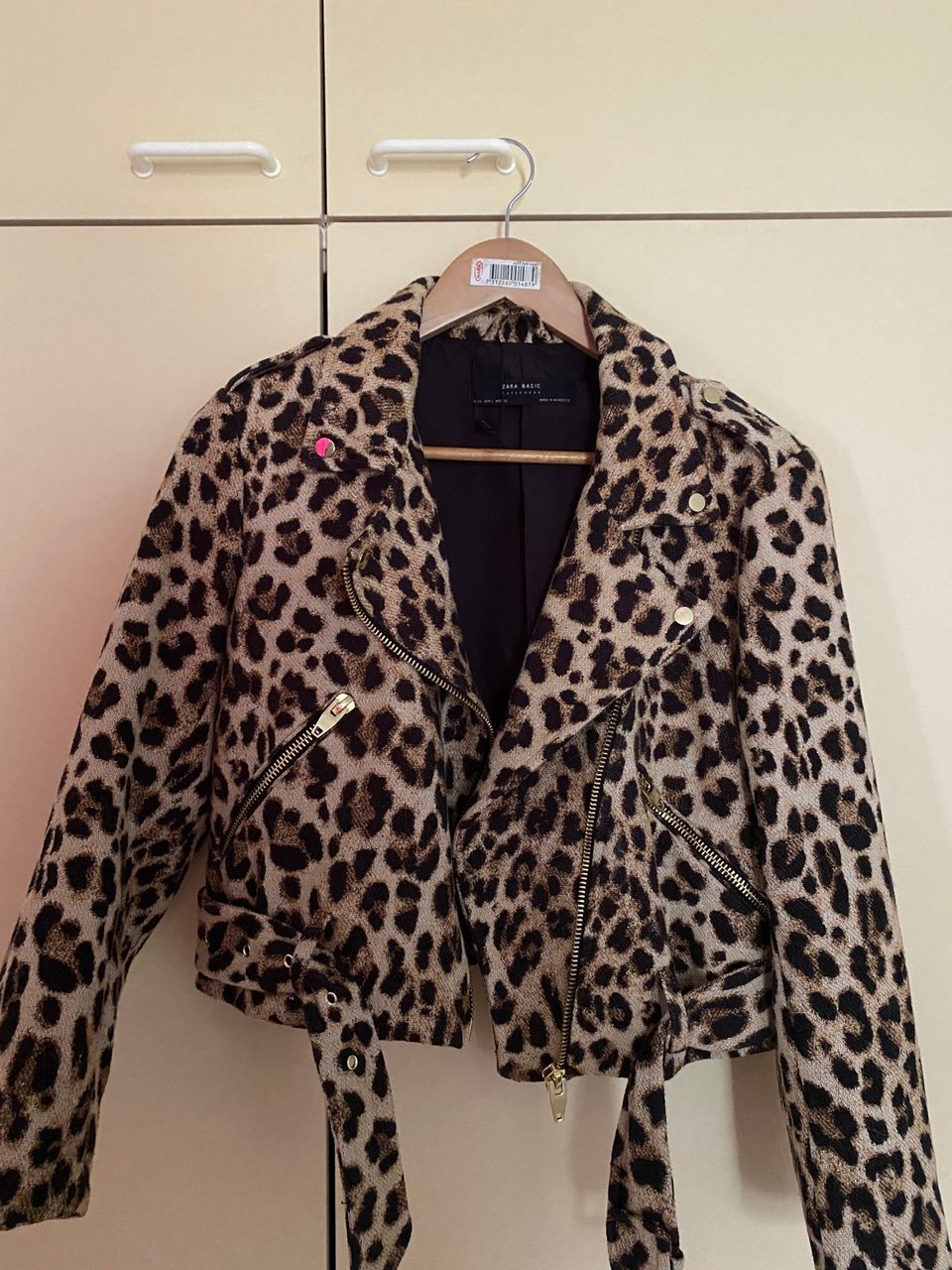 Zara leopardi takki