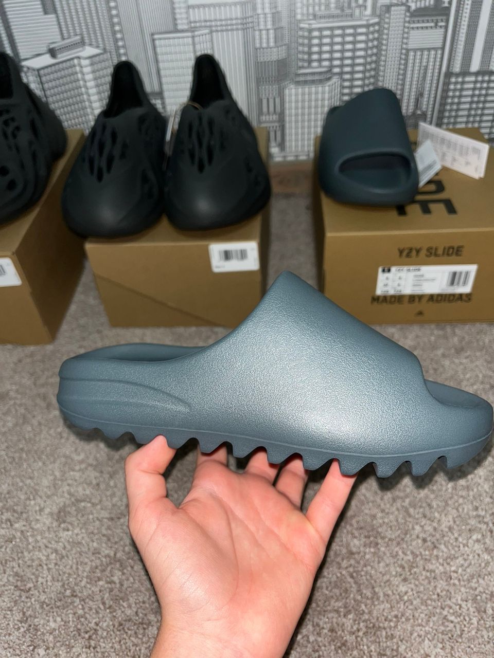 Yeezy slide slate marine