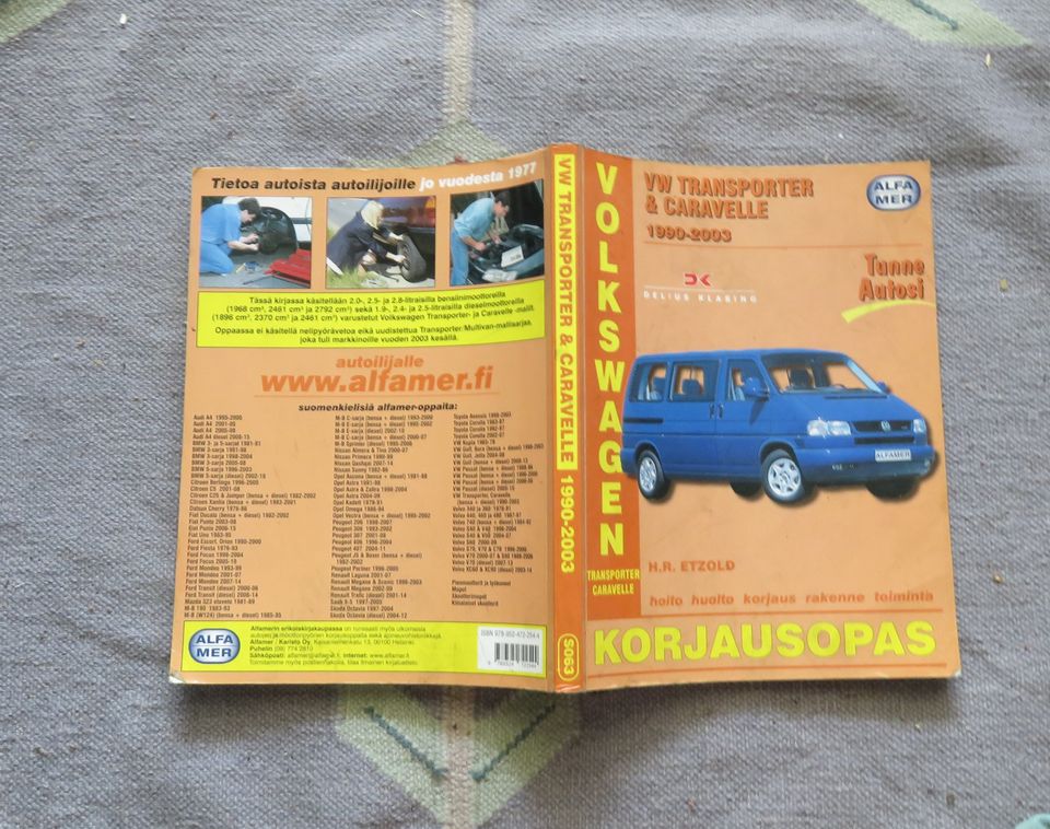 Alfamer VW Transporter & Caravelle 1990-2003 korjausopas