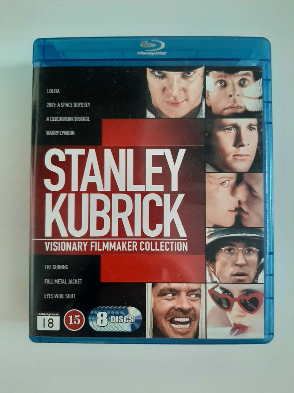 Stanley Kubrick: Visionary Filmmaker Collection Blu Ray boksi