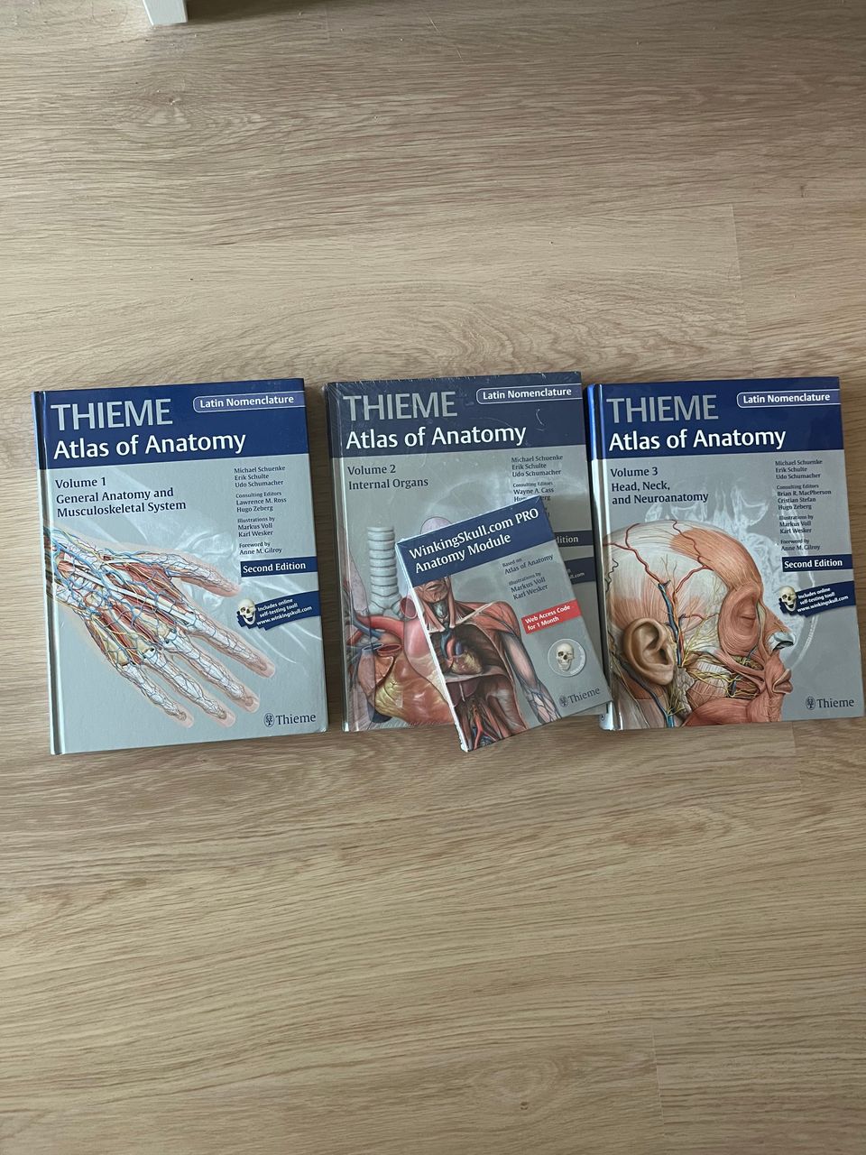 Thieme Atlas of Anatomy 2nd edition volume 1-3