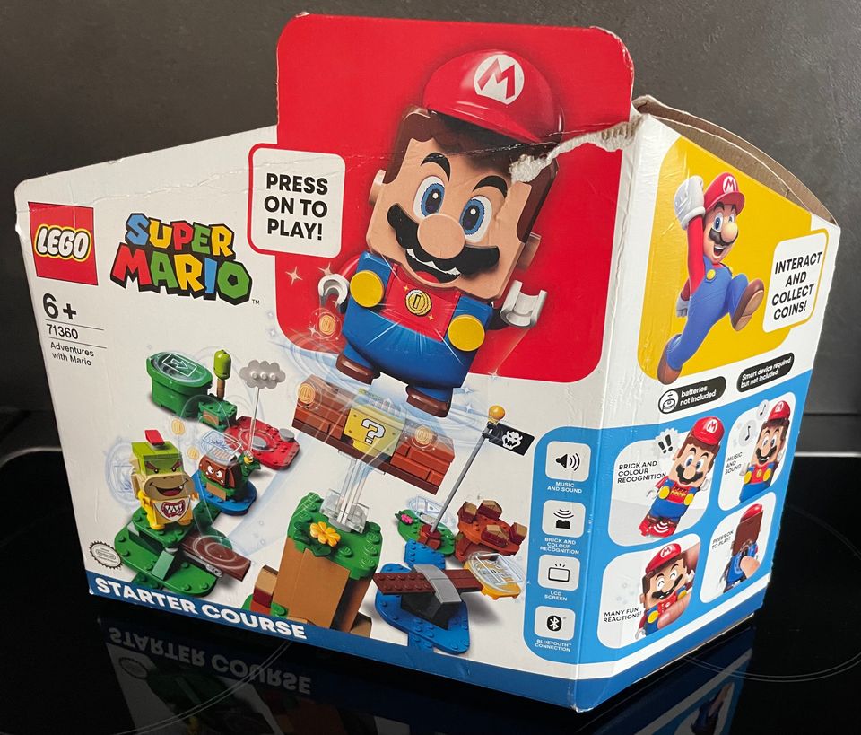 Super Mario lego -pakkaus