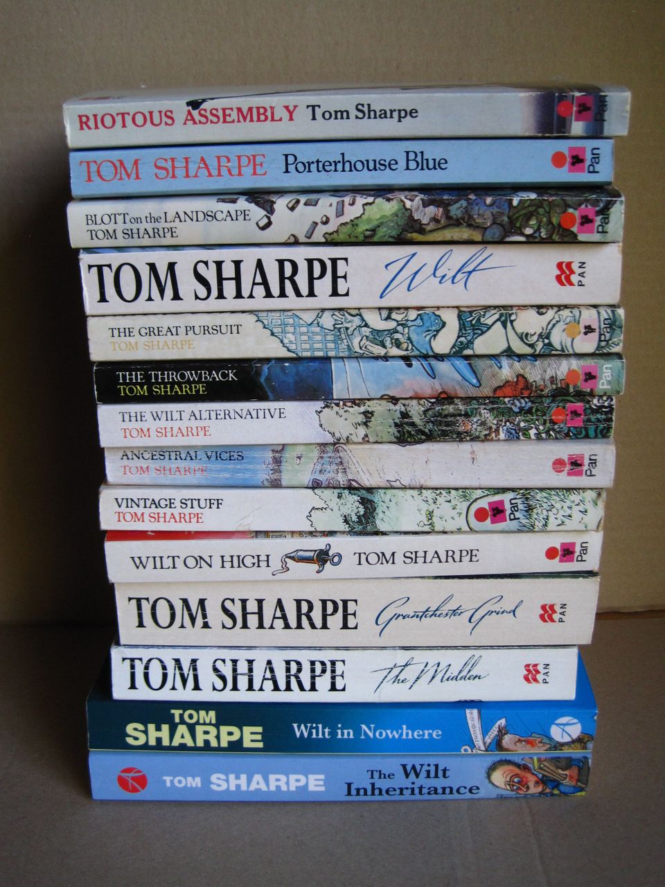 Tom Sharpe paperbacks x 14 (price for all)