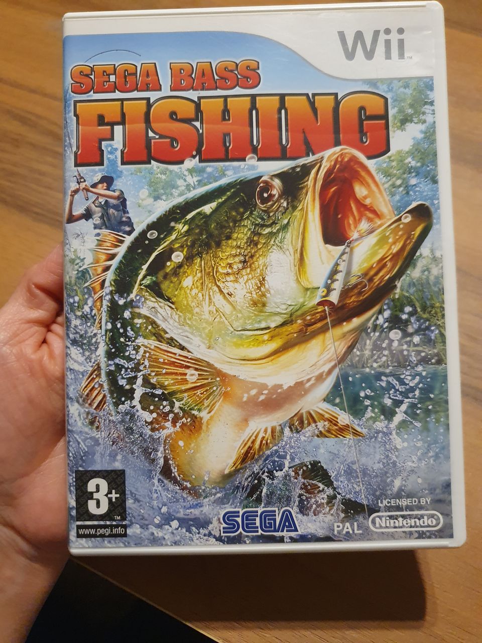 Wii Sega Bass fishing peli