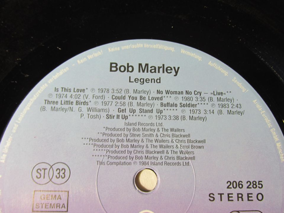 Bob Marley legend