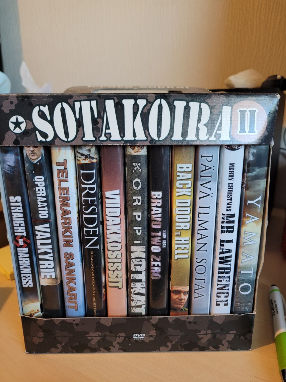 DVD Sotakoira II box