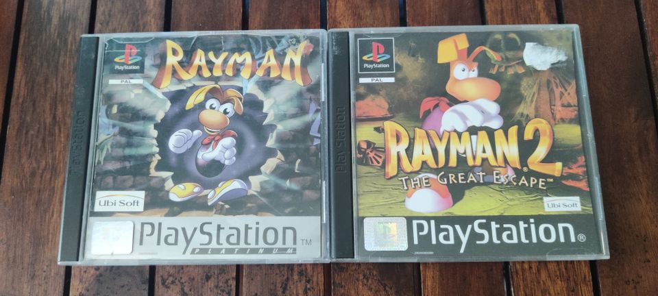 PS1 Rayman 1 & 2 PAL