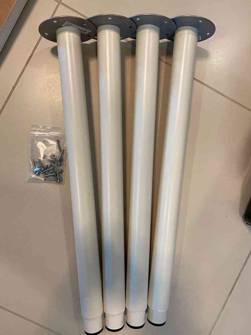 Ikea OLOV Säädettävä jalka, 4kpl valkoinen