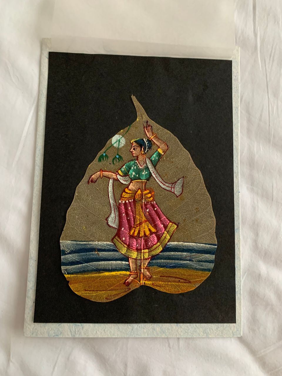Intialainen kortti / taulu Tanssija UUSI