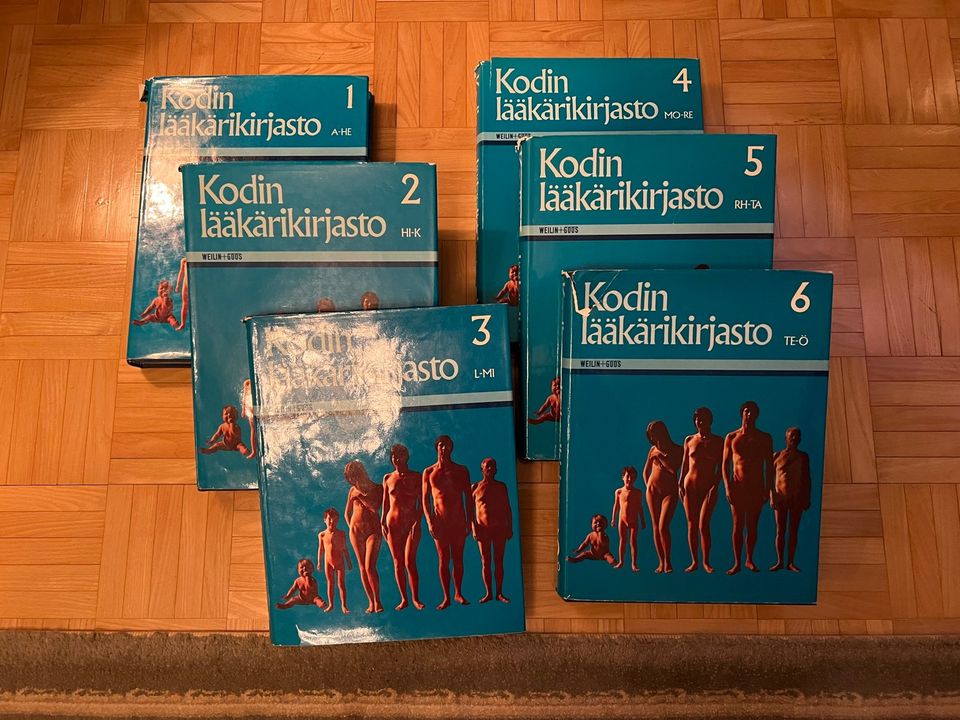 Kodin Lääkärikirjasto -sarja, kirjat 1-6