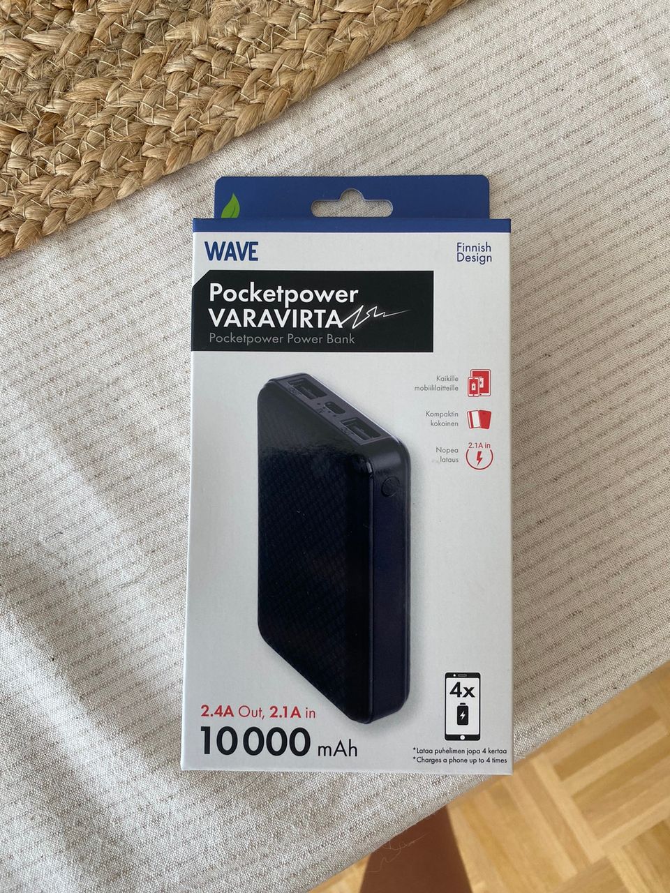 Wave pocketpower varavirta 10 000 mAh