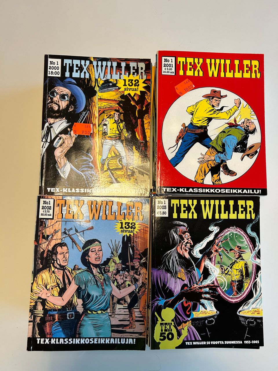 Tex Willer vuosikerrat 2000-2001