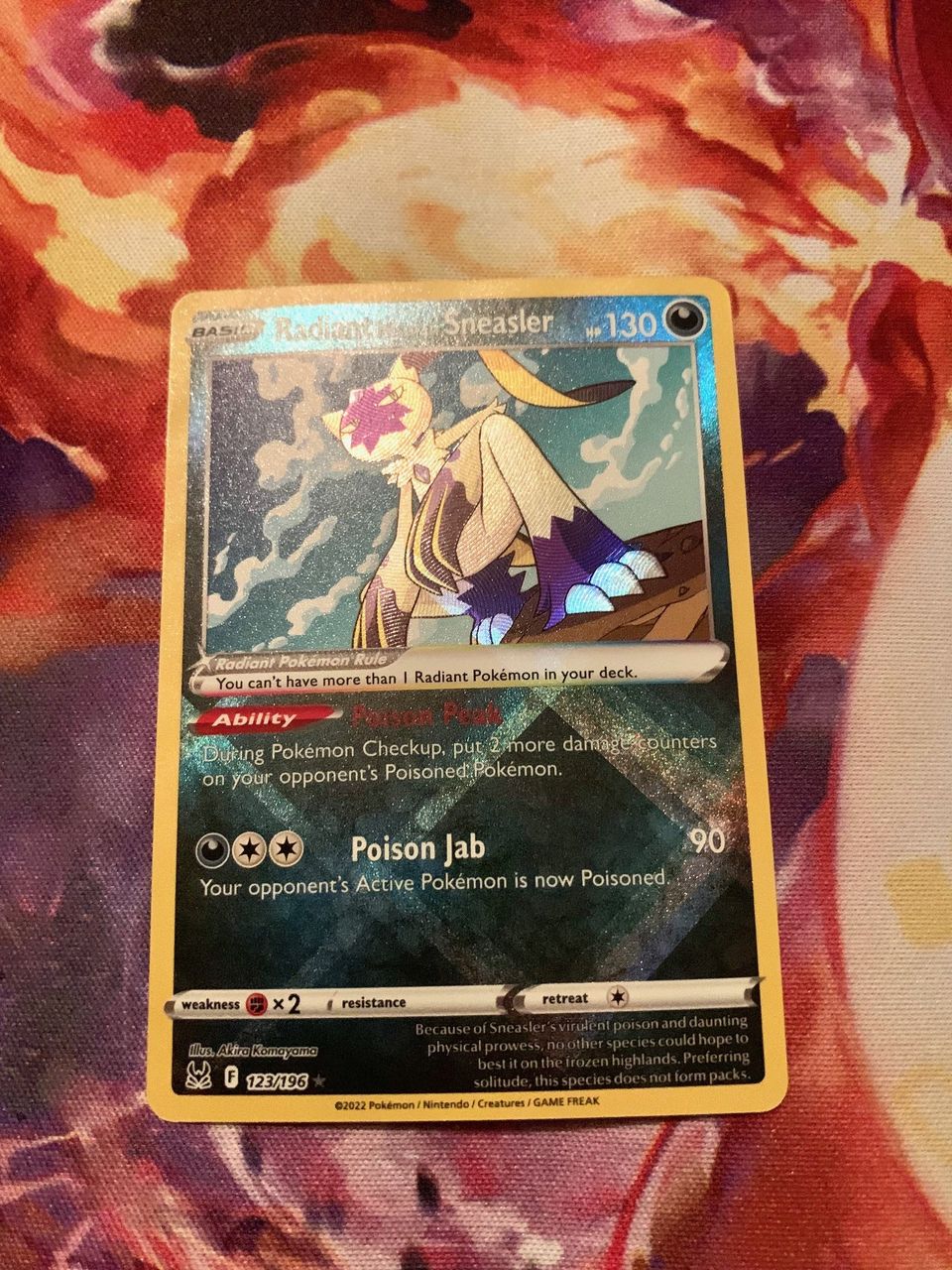 Radiant Sneasler 123/196  (Pokemon TCG / Lost Origin)