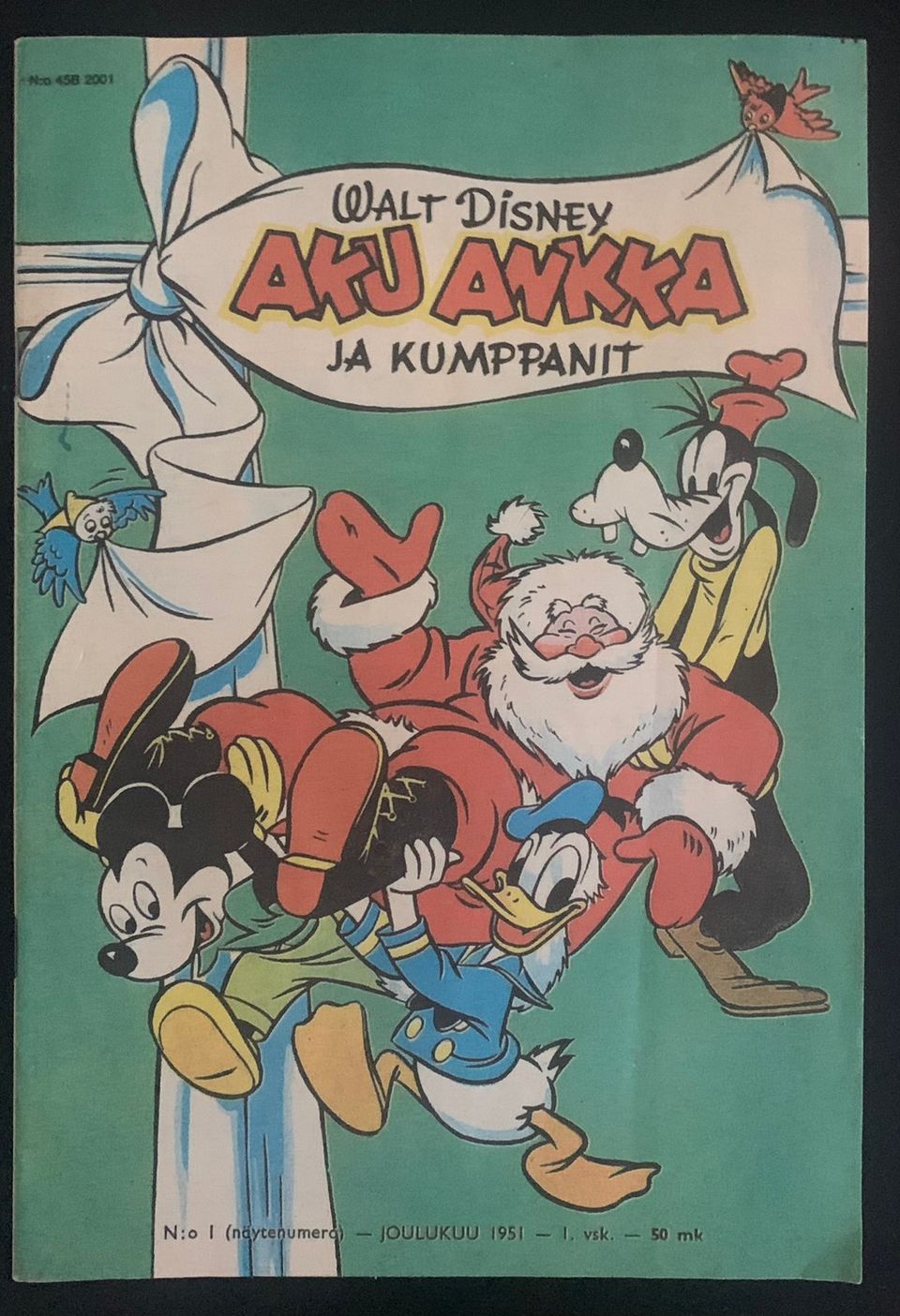 Aku Ankka ja kumppanit näköispainos 2001