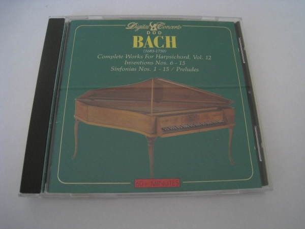 Bach CD Complete Works For Harpsichord vol. 12 etc