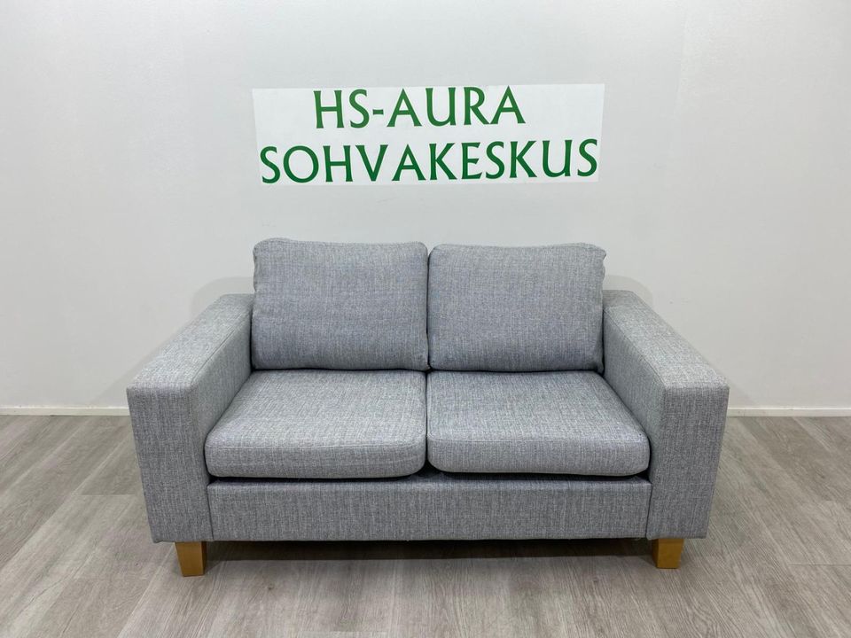 Harmaa 2 Istuttava sohva 155x85 - Ilmainen Toimitus - Free Delivery
