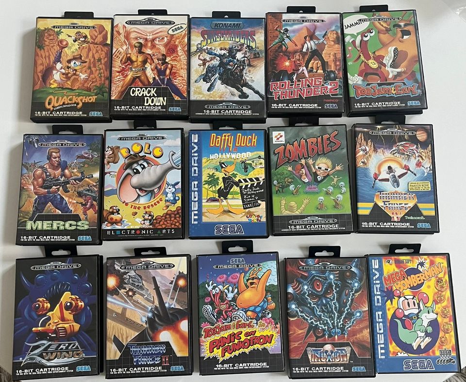 Sega Mega Drive pelejä