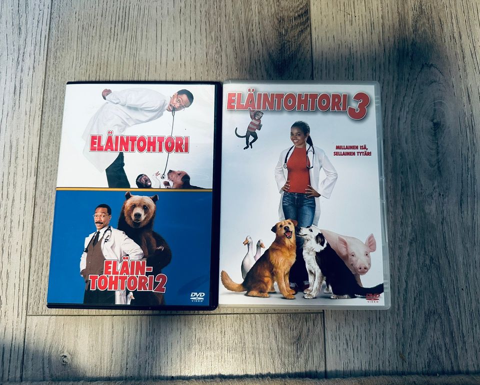 Eläintohtori dvd 1-3