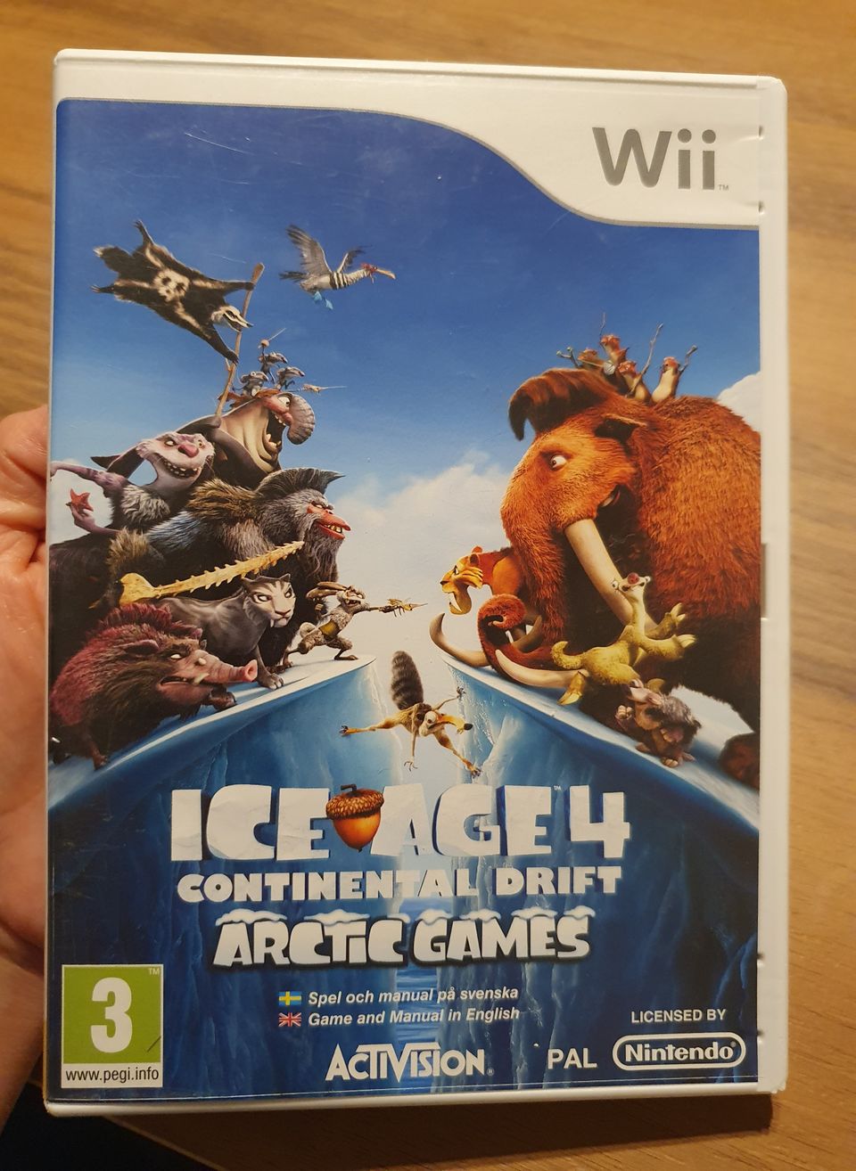 Wii Ice age 4 Continental drift arctic games peli